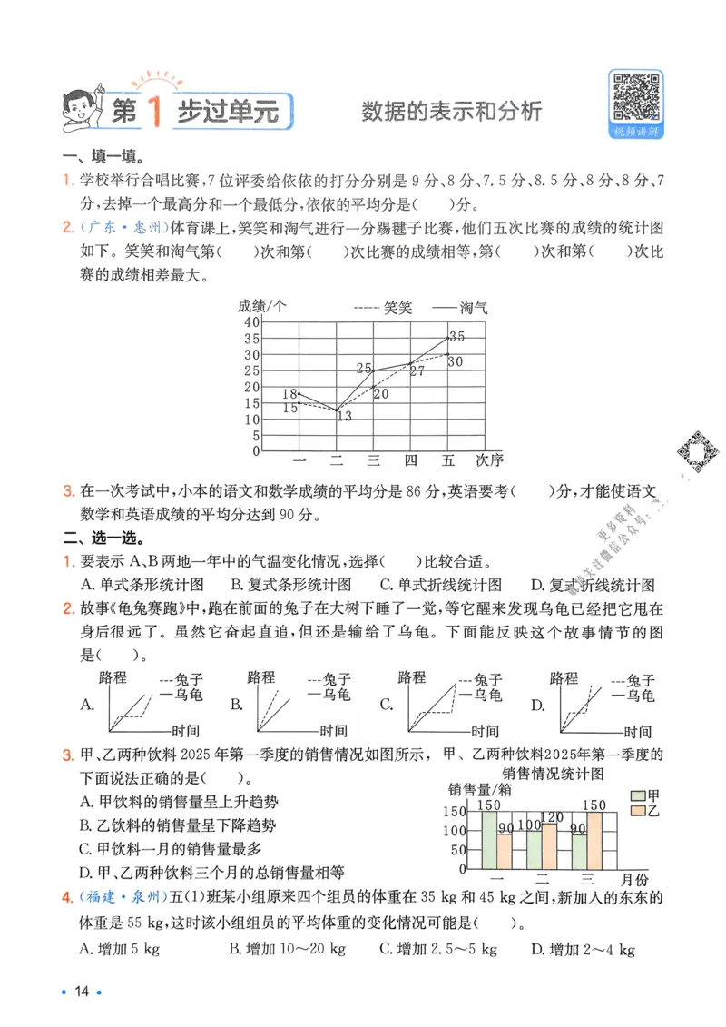 2025版一本5升6预备六年级数学复习巩固册_小学资料合集_2025版小学《一本预习衔接》1-6年级语文数学英语_一本预备六年级语数英25年