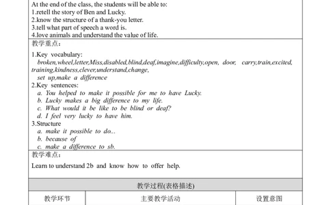 U2SectionB2a-2e_人教版英语八年级下册_2026春人教版英语八年级下册资料_人教八下（旧版）_02.英语8下-课件PPT+表格式英教案(第2套)_8下英教案_Unit2（教案）
