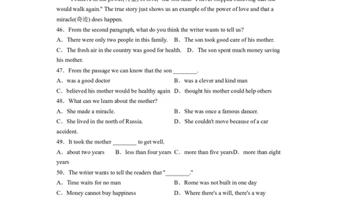 Unit1第1课时(SectionA1a-2d)（分层作业）试题版_人教版英语八年级下册_2026春人教版英语八年级下册资料_人教八下（旧版）_07.英语8下-试题_课时练习_分层作业