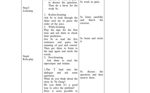 八年级英语下册集体备课教案：Unit6Anoldmantriedtomovethemountains.P1_人教版英语八年级下册_2026春人教版英语八年级下册资料_人教八下（旧版）_04.英语8下-教案合集_8下英语集体备课教案