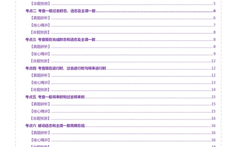 专题07动词的时态和语态及主谓一致（讲义）（原卷版）_02高考数学_2025年新高考资料_二轮复习_01高考语文等多个文件_上好课2025年高考英语二轮复习讲练测（新高考通用）