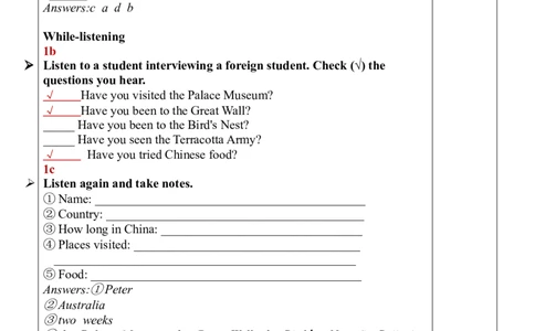 Unit9SectionB（1a-1d）教案_人教版英语八年级下册_2026春人教版英语八年级下册资料_人教八下（旧版）_01.英语8下-核心素养教案+PPT课件(第1套)_8下英教案（含核心素养）_Unit9