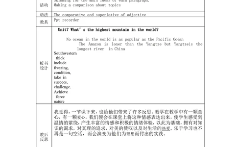 八年级英语下册集体备课教案：U7P2_人教版英语八年级下册_2026春人教版英语八年级下册资料_人教八下（旧版）_04.英语8下-教案合集_8下英语集体备课教案