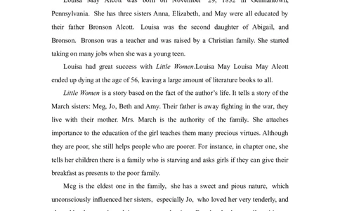 Unit8LittleWomen_人教版英语八年级下册_2026春人教版英语八年级下册资料_人教八下（旧版）_06.英语8下教学资料PPT_人教版英语八年级下册教学资料（优翼）_1.文档