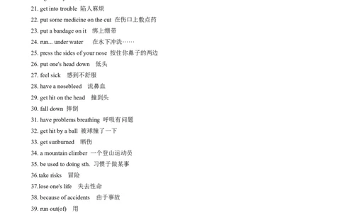 专题01重点词汇和短语归纳（考点清单）-（人教版）_人教版英语八年级下册_旧版_版本二_八年级英语下册（人教版）_期末专项复习-U302_2024版