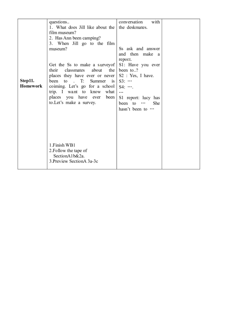 八年级英语下册集体备课教案：Unit9HaveyoueverbeentoamuseumP1_人教版英语八年级下册_2026春人教版英语八年级下册资料_人教八下（旧版）_04.英语8下-教案合集_8下英语集体备课教案