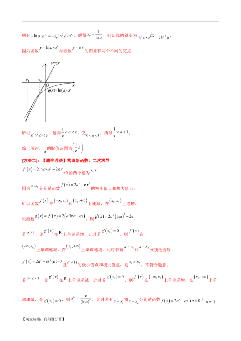 专题08切线（选填题12种考法）（解析版）_02高考数学_新高考复习资料_2024年新高考资料_二轮复习资料_2024届高三数学二轮复习《考法分类》专题训练（新高考）_1、选填题