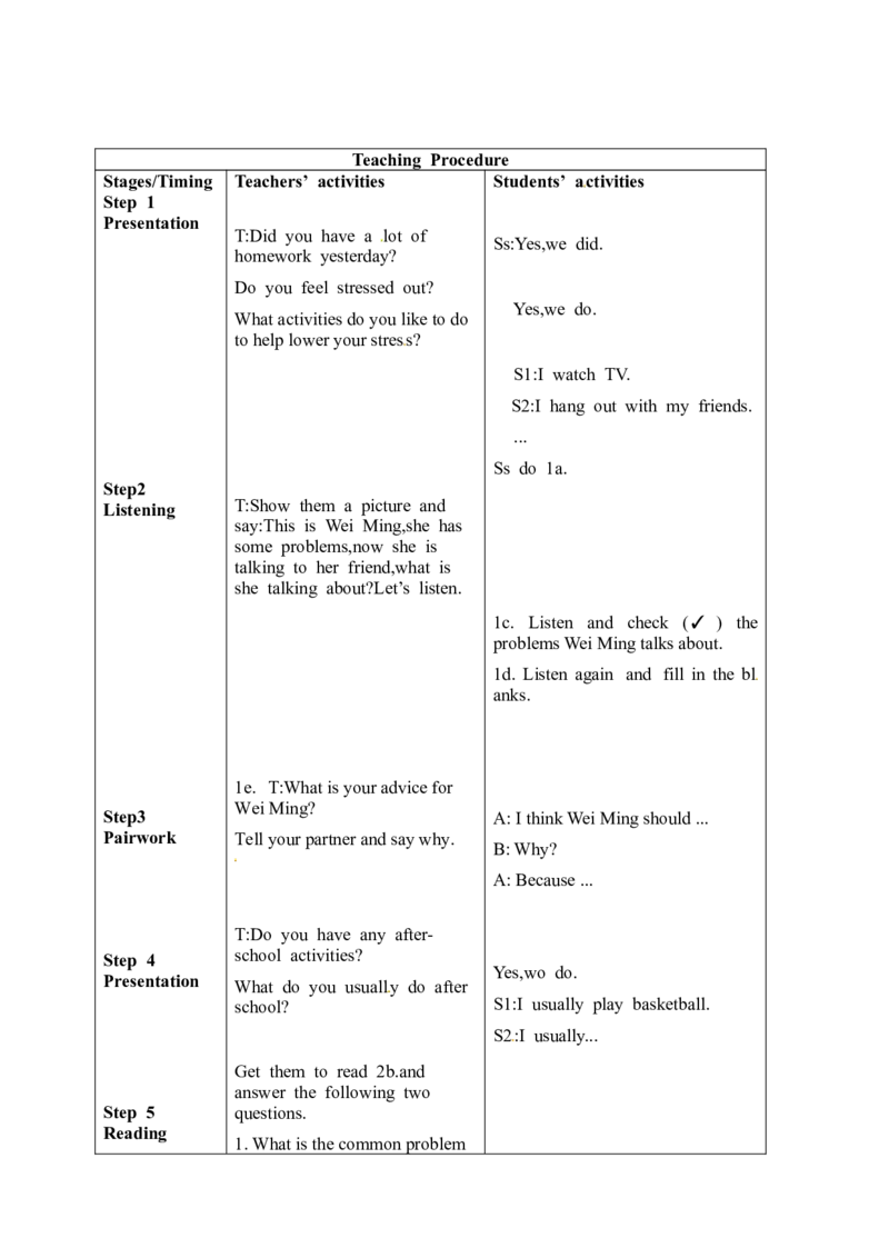 中学八年级英语下册集体备课教案：U4P3_人教版英语八年级下册_2026春人教版英语八年级下册资料_人教八下（旧版）_04.英语8下-教案合集_8下英语集体备课教案