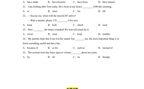 Unit10第1课时(SectionA1a-2d）（分层作业）-试题版_人教版英语八年级下册_2026春人教版英语八年级下册资料_人教八下（旧版）_07.英语8下-试题_课时练习_分层作业