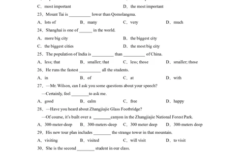 Unit7第1课时SectionA(1a-2d)(分层作业)（原卷版）_人教版英语八年级下册_2026春人教版英语八年级下册资料_人教八下（旧版）_07.英语8下-试题_课时练习_分层作业