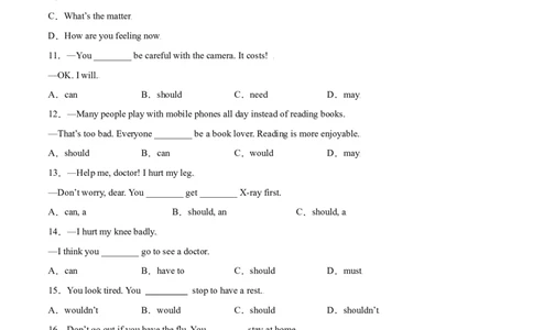 1.3重点语法What'sthematter？（原卷版）八年级英语下册链接教材精准变式练（人教版）_人教版英语八年级下册_2026春人教版英语八年级下册资料_人教八下（旧版）_07.英语8下-试题
