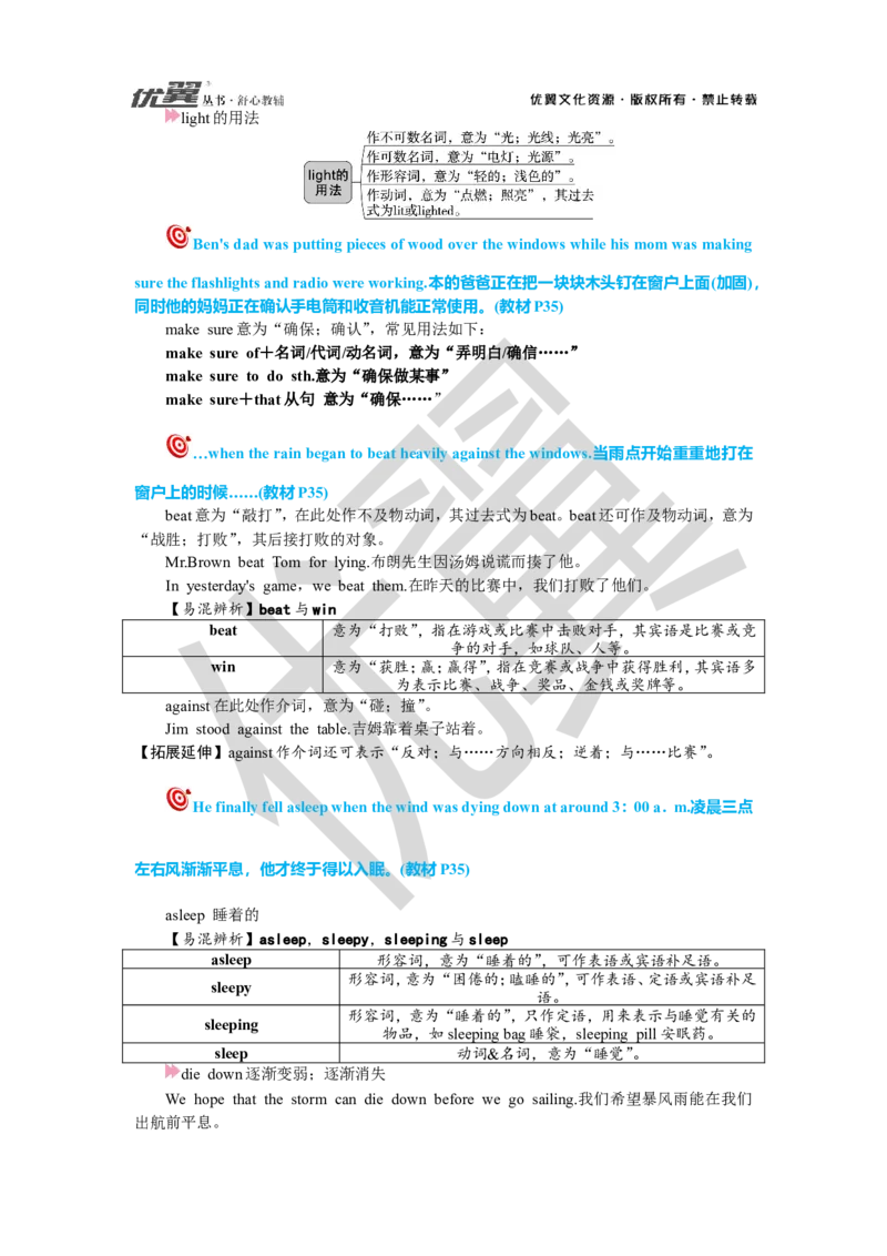 Unit5复习课件学生版_人教版英语八年级下册_2026春人教版英语八年级下册资料_人教八下（旧版）_06.英语8下教学资料PPT_人教版英语八年级下册教学资料（优翼）_八下unit5