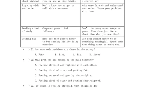 Unit4Whydon'tyoutalktoyourparents？(过关)（原卷版）_人教版英语八年级下册_2026春人教版英语八年级下册资料_人教八下（旧版）_07.英语8下-试题_单元测试_单元测试第三套