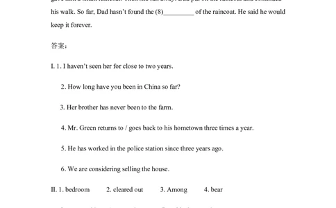 SectionB2b&mdash;SelfCheck_人教版英语八年级下册_旧版_4人教版英语8年级下册视频_人教英语八年级下课时练习（113份）_同步练习3_Unit10I'vehadthisbikeforthreeyears练习（4份打包）