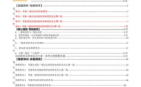 专题08动词的时态和语态及主谓一致（讲义）（解析版）_03高考英语_新高考复习资料_2024年新高考资料_二轮复习资料_2024年高考英语二轮复习讲练测（新教材新高考）_第一部分语法知识