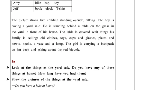 Unit10SectionA（1a-1c）教案_人教版英语八年级下册_2026春人教版英语八年级下册资料_人教八下（旧版）_01.英语8下-核心素养教案+PPT课件(第1套)_8下英教案（含核心素养）_Unit10