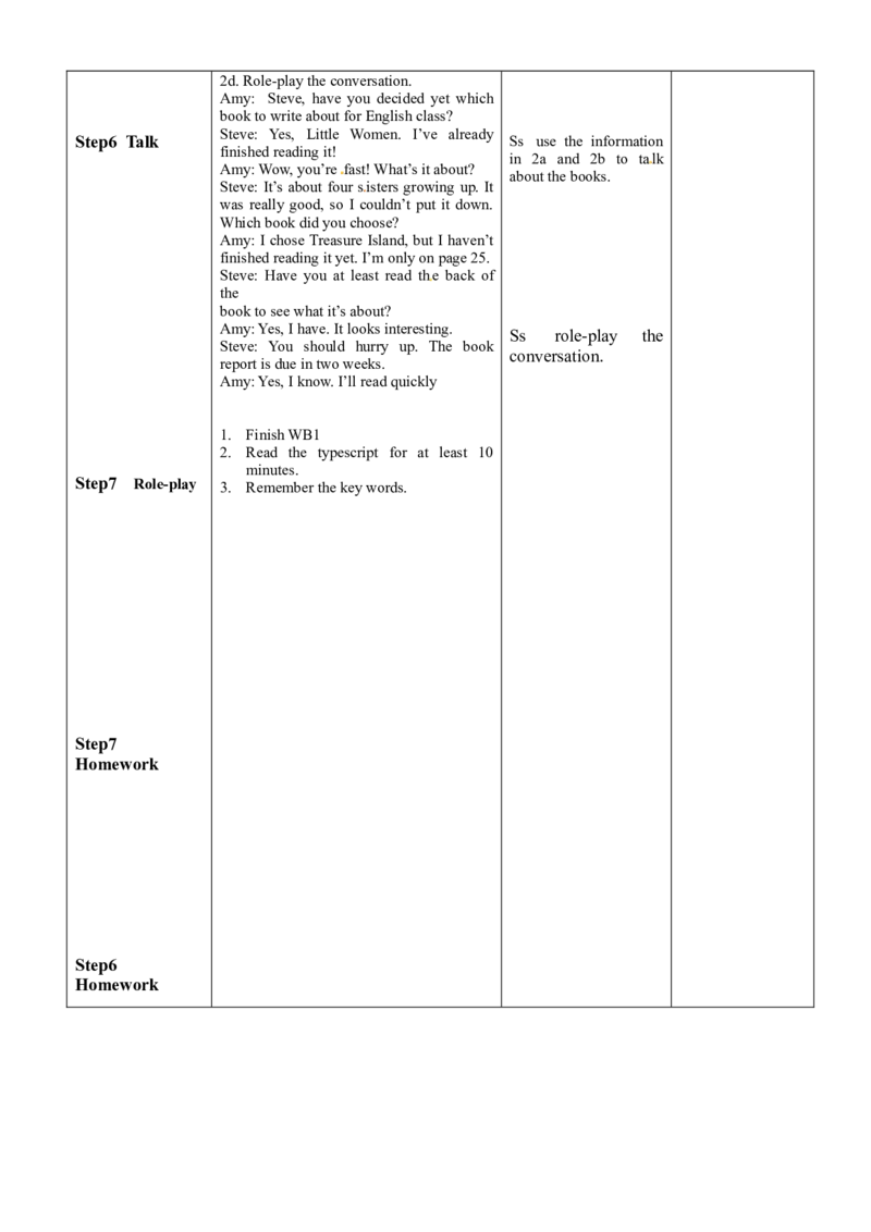 八年级英语下册集体备课教案：Unit8HaveyoureadTreasureIslandyetP1_人教版英语八年级下册_2026春人教版英语八年级下册资料_人教八下（旧版）_04.英语8下-教案合集_8下英语集体备课教案