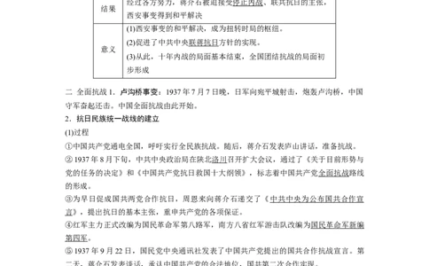 专题08新民主主义革命（原卷版）_07高考历史_新高考复习资料_2024年新高考复习资料_二轮复习资料_完2024年高考历史二轮专题复习高频考点追踪分析与预测