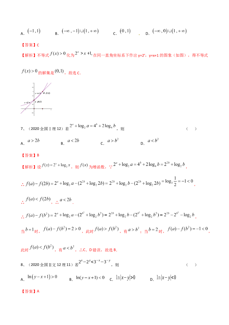 专题08二次函数及指、对、幂数函数的问题的探究（解析版）_02高考数学_2024年新高考资料_2.2024二轮复习_2024年高三数学二轮优化提优专题训练