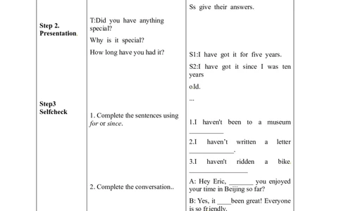 八年级英语下册集体备课教案：Unit10I　havehadthisbikeforthreeyears.-4_人教版英语八年级下册_2026春人教版英语八年级下册资料_人教八下（旧版）_04.英语8下-教案合集_8下英语集体备课教案