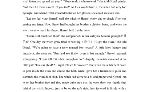 Unit6HanselandGretel_人教版英语八年级下册_2026春人教版英语八年级下册资料_人教八下（旧版）_06.英语8下教学资料PPT_人教版英语八年级下册教学资料（优翼）_1.文档