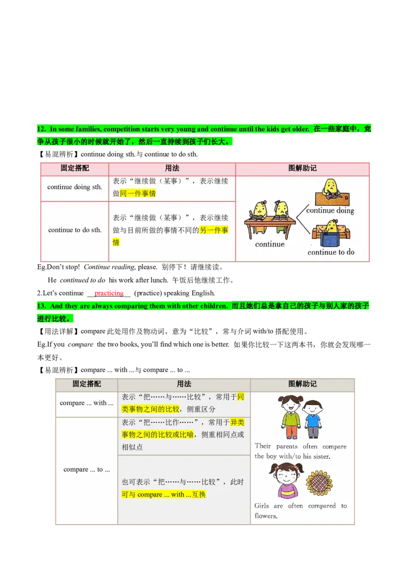 专题02核心考点归纳（考点清单）-（人教版）_人教版英语八年级下册_旧版_版本二_八年级英语下册（人教版）_期末专项复习-U302_2024版