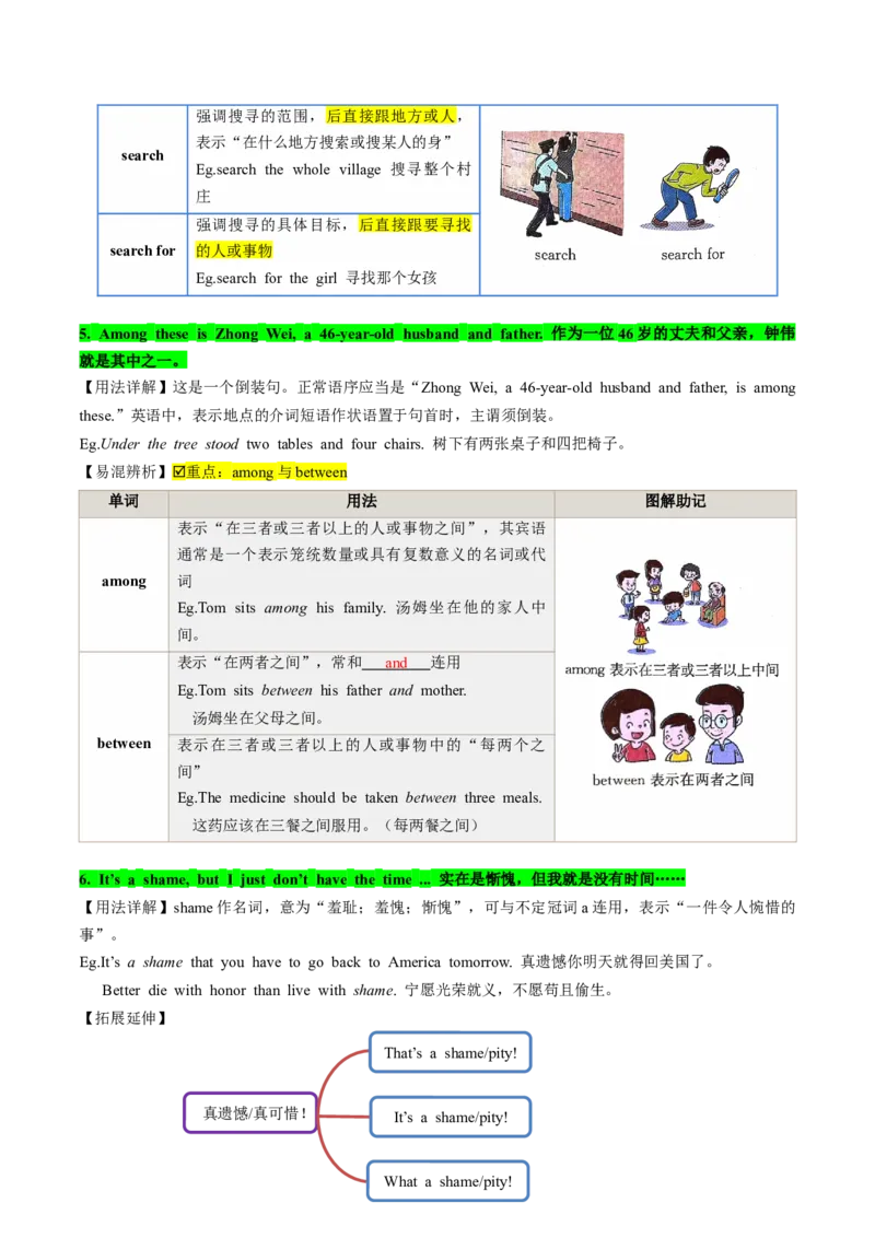 专题02核心考点归纳（考点清单）-（人教版）_人教版英语八年级下册_旧版_版本二_八年级英语下册（人教版）_期末专项复习-U302_2024版