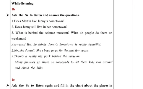 Unit10SectionB（1a-1d）教案_人教版英语八年级下册_2026春人教版英语八年级下册资料_人教八下（旧版）_01.英语8下-核心素养教案+PPT课件(第1套)_8下英教案（含核心素养）_Unit10