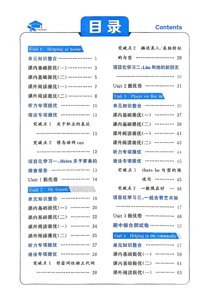 25秋四上五星学霸英语人教_4上-新英语人教PEP版（2025持续更新）_07练习试卷_同步练习+单元测试（全）_25秋五星学霸