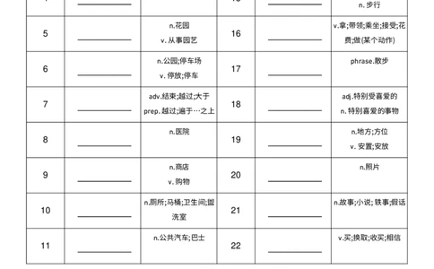 单词背诵默写-中译英_4上-新英语人教PEP版（2025持续更新）_08单词表+字帖等_合并版_单词背诵默写