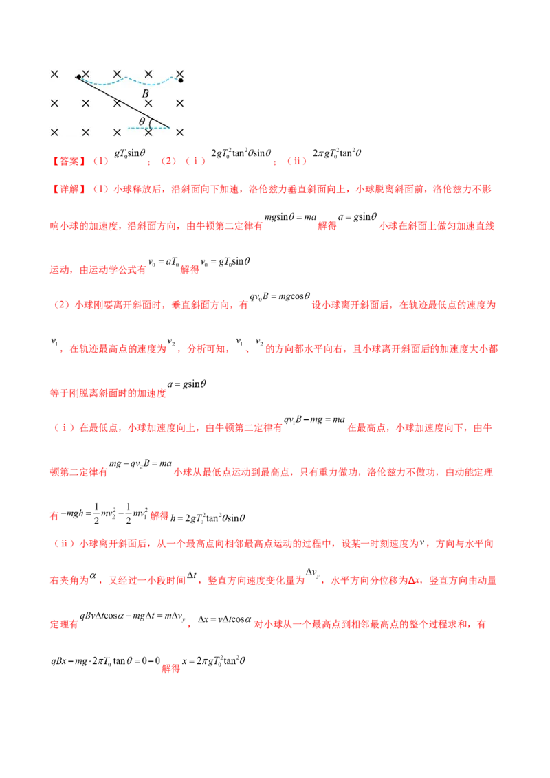 专题11带电粒子在复合场中的运动（练习）（解析版）_03高考英语_2025年新高考资料_二轮复习_01高考语文等多个文件_上好课2025年高考物理二轮复习讲练测（新高考通用）