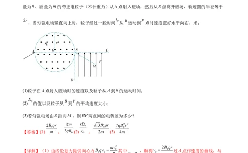 专题11带电粒子在复合场中的运动（练习）（解析版）_03高考英语_2025年新高考资料_二轮复习_01高考语文等多个文件_上好课2025年高考物理二轮复习讲练测（新高考通用）