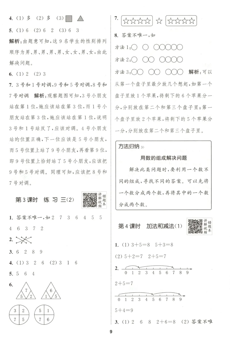 一年级数学苏教江苏专版上册25秋《拔尖特训》答案_25秋《拔尖特训》小学语数英各版本_1-6年级数学苏教江苏专版上册25秋《拔尖特训》_一年级数学苏教江苏专版上册25秋《拔尖特训》