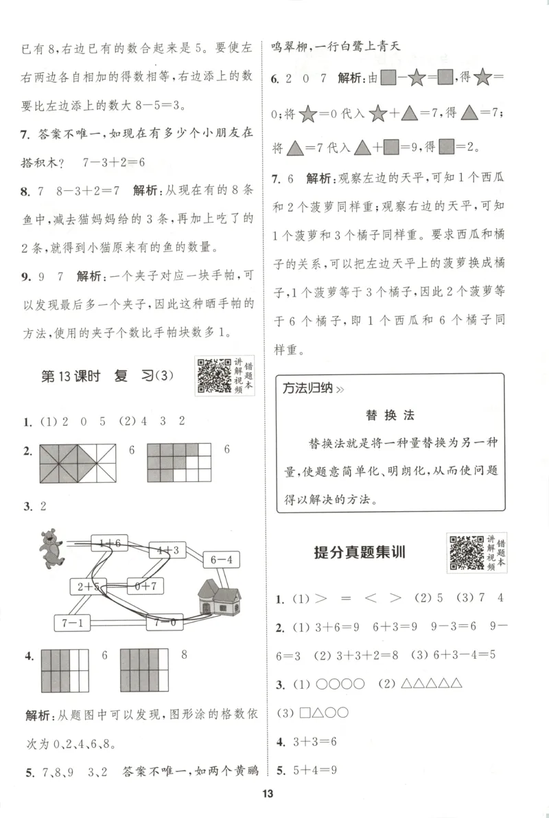 一年级数学苏教江苏专版上册25秋《拔尖特训》答案_25秋《拔尖特训》小学语数英各版本_1-6年级数学苏教江苏专版上册25秋《拔尖特训》_一年级数学苏教江苏专版上册25秋《拔尖特训》