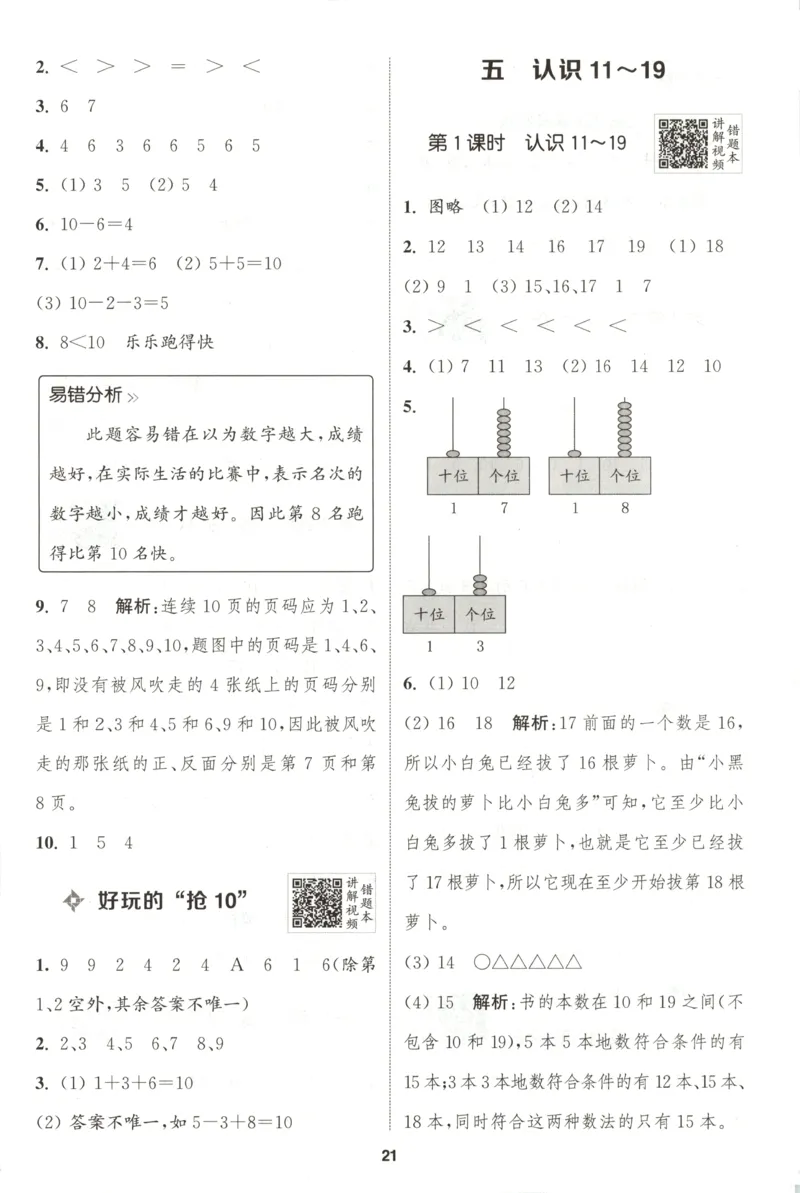 一年级数学苏教江苏专版上册25秋《拔尖特训》答案_25秋《拔尖特训》小学语数英各版本_1-6年级数学苏教江苏专版上册25秋《拔尖特训》_一年级数学苏教江苏专版上册25秋《拔尖特训》