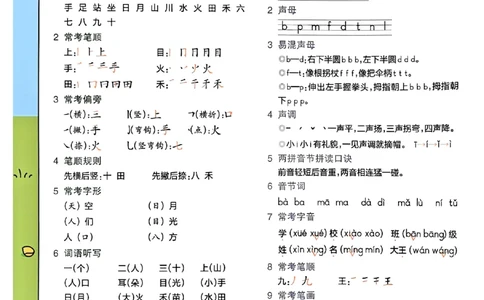 一年级语文人教版上册25秋《教材帮》期末知识挂图_25秋《教材帮练习帮》系列_25秋1-5年级语文上册《教材帮》（完整版）_一年级语文人教版上册25秋《教材帮》