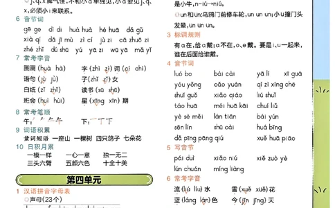 一年级语文人教版上册25秋《教材帮》期末知识挂图_25秋《教材帮练习帮》系列_25秋1-5年级语文上册《教材帮》（完整版）_一年级语文人教版上册25秋《教材帮》