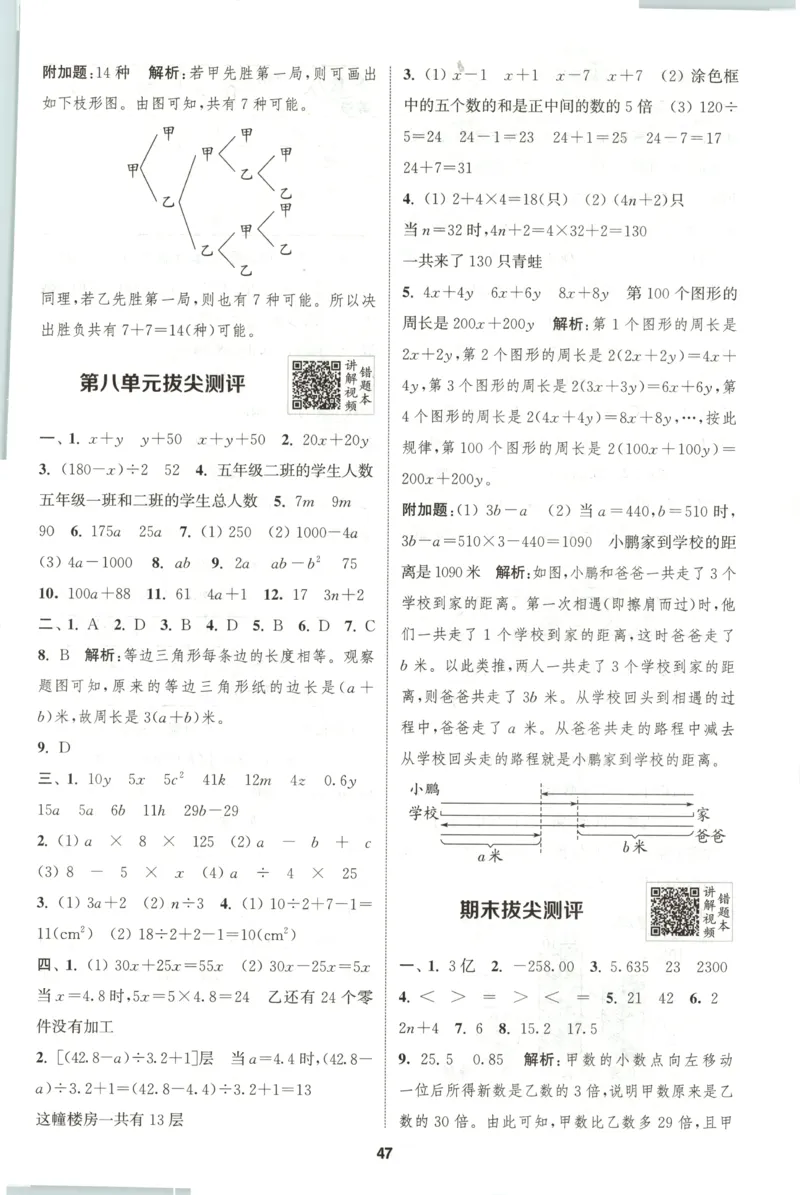 五年级数学苏教江苏专版上册25秋《拔尖特训》答案_25秋《拔尖特训》小学语数英各版本_1-6年级数学苏教江苏专版上册25秋《拔尖特训》_五年级数学苏教江苏专版上册25秋《拔尖特训》