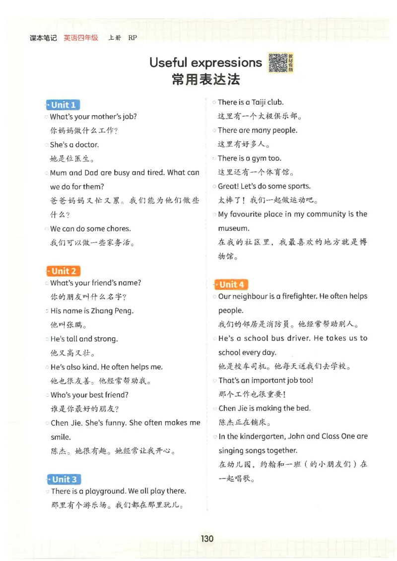 课堂笔记_4上-新英语人教PEP版（2025持续更新）_11课堂笔记