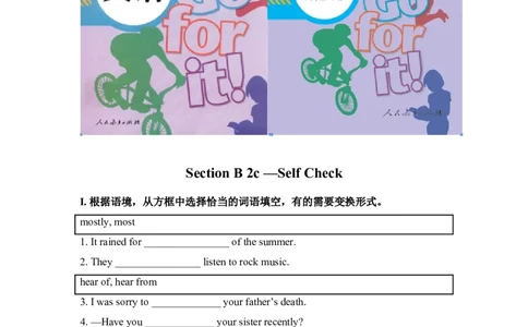 第四课时_人教版英语八年级下册_2026春人教版英语八年级下册资料_人教八下（旧版）_06.英语8下教学资料PPT_人教版英语八年级下册教学资料（优翼）_课时检测2_Unit9