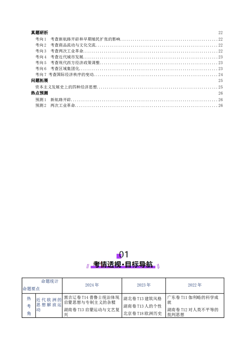 专题10渐进而行&mdash;&mdash;资本主义：产生、发展与调整（讲义）（原卷版）_07高考历史_2025年新高考资料_二轮复习_01高考语文等多个文件