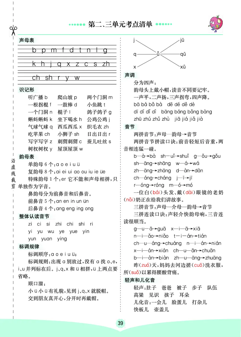 一年级语文上册《七彩课堂》（预习+课课练）_1-6年级《七彩课堂》预习卡_1-6年级语文上册《七彩课堂》（预习+课课练）