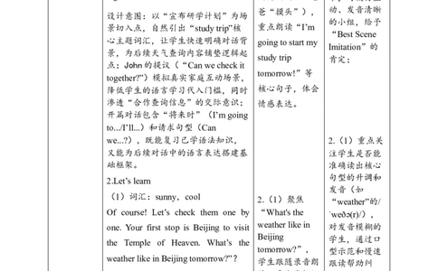 教案_4上-新英语人教PEP版（2025持续更新）_02课件+核心素养教案（更新至U5）_Unit5Theweatherandus_unit5ALet&rsquo;slearn(课件+教案+素材）