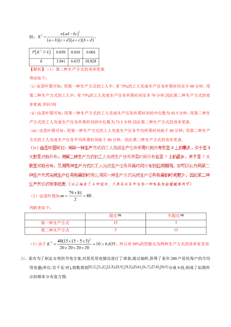 专题11统计-备战2019年高考数学（理）之纠错笔记系列（解析版）_02高考数学_新高考复习资料_2022年新高考资料_2022年一轮复习各版本_1.新高考2022年高考数学一轮复习