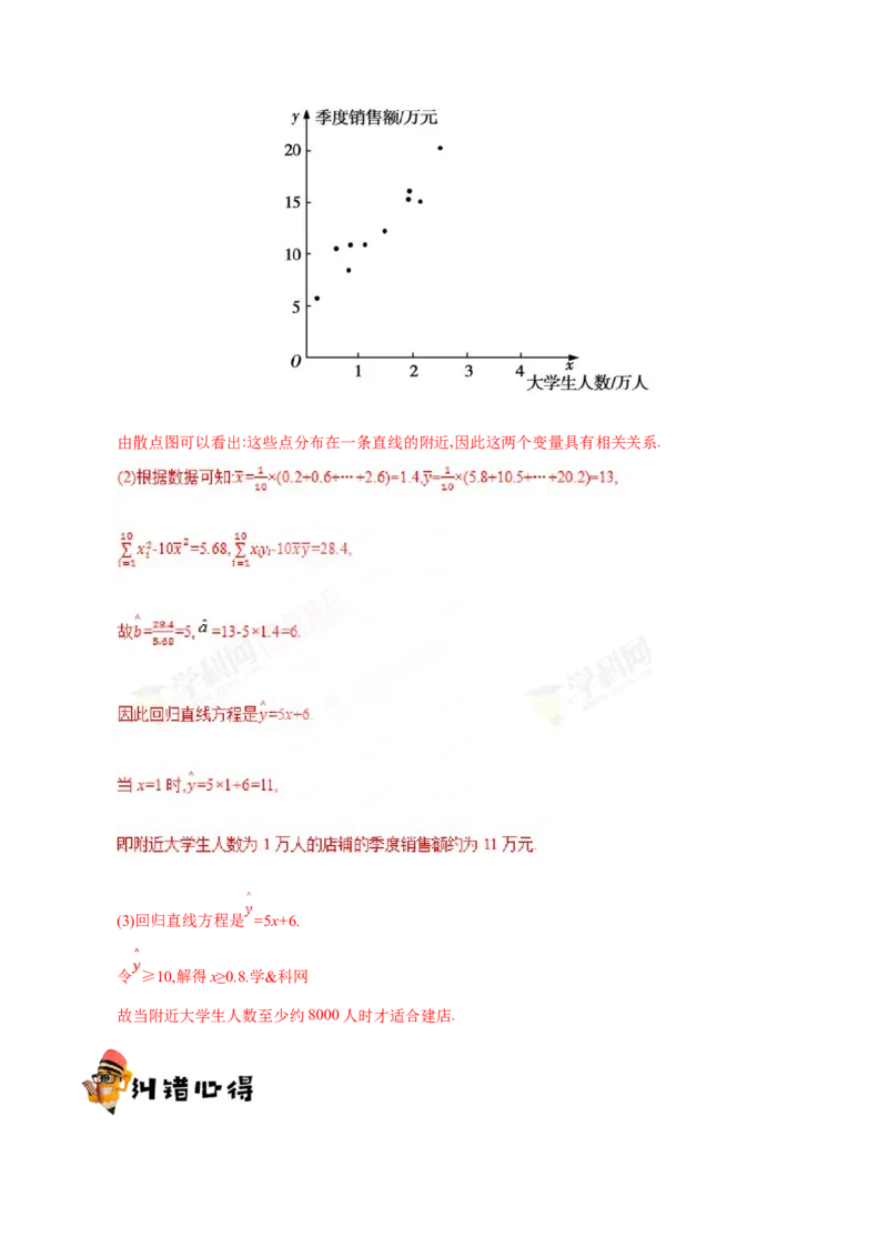 专题11统计-备战2019年高考数学（理）之纠错笔记系列（解析版）_02高考数学_新高考复习资料_2022年新高考资料_2022年一轮复习各版本_1.新高考2022年高考数学一轮复习