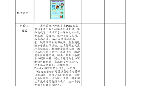 教案_4上-新英语人教PEP版（2025持续更新）_02课件+核心素养教案（更新至U5）_Unit3Placeswelivein_Unit3CReadingtime(课件+教案+素材）