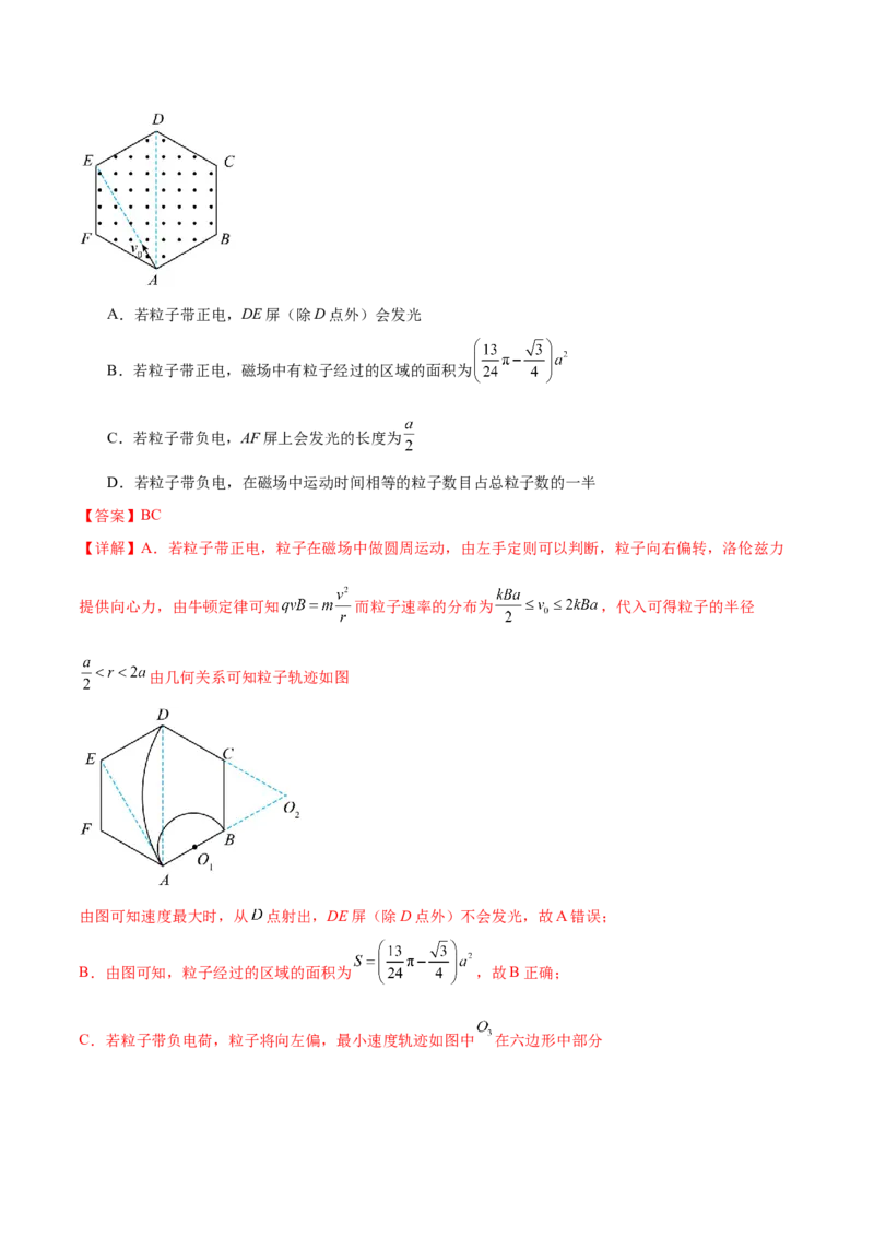 专题10磁场带电粒子在磁场中的运动（练习）（解析版）_03高考英语_2025年新高考资料_二轮复习_01高考语文等多个文件_上好课2025年高考物理二轮复习讲练测（新高考通用）