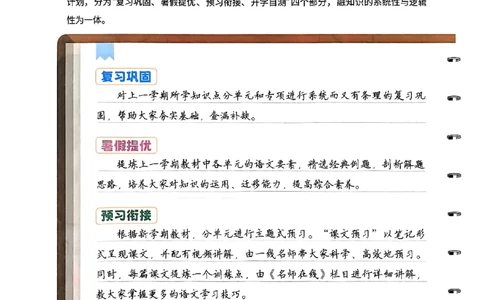 25版《阳光同学暑假衔接》语文4升5-副本_25秋《阳光同学》系列_25年1-6年级语文《阳光同学语文暑假衔接》_4升5
