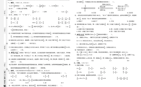 25秋典中点六年级数学上（R版）测试卷_25秋《典中点》系列_1-6年级数学上册各版本《典中点》（抢先版）_25秋1-6年级数学上册人教版《典中点》（抢先版）