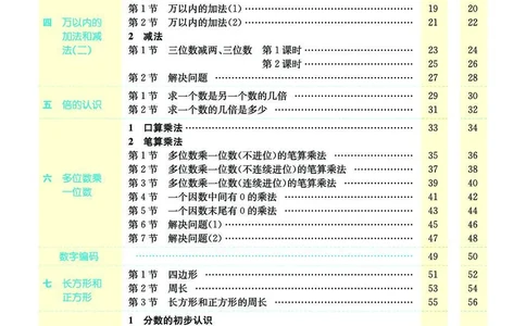 三年级数学上册人教版《七彩课堂》（预习+课课练）_1-6年级《七彩课堂》预习卡_1-6年级数学上册人教版《七彩课堂》（预习+课课练）
